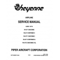 Piper Cheyenne II/I/ IA/II XL Service Manual PA-31T/31T1/31T2 Part # 753-826